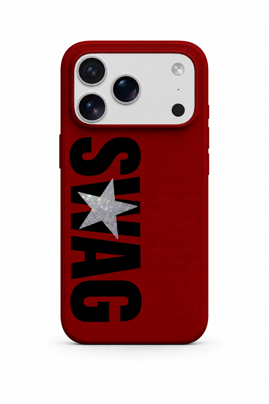 WOTOBEUS Bordo SWAG Yıldız - iPhone 17 Pro Max üzerinde mokap