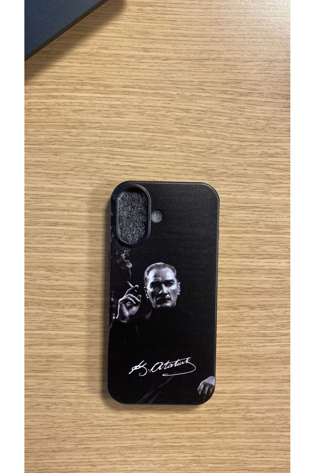WOTOBEUS Atatürk Desenli İçi Kadife Premium Kalite Lansman Telefon Kılıfı
