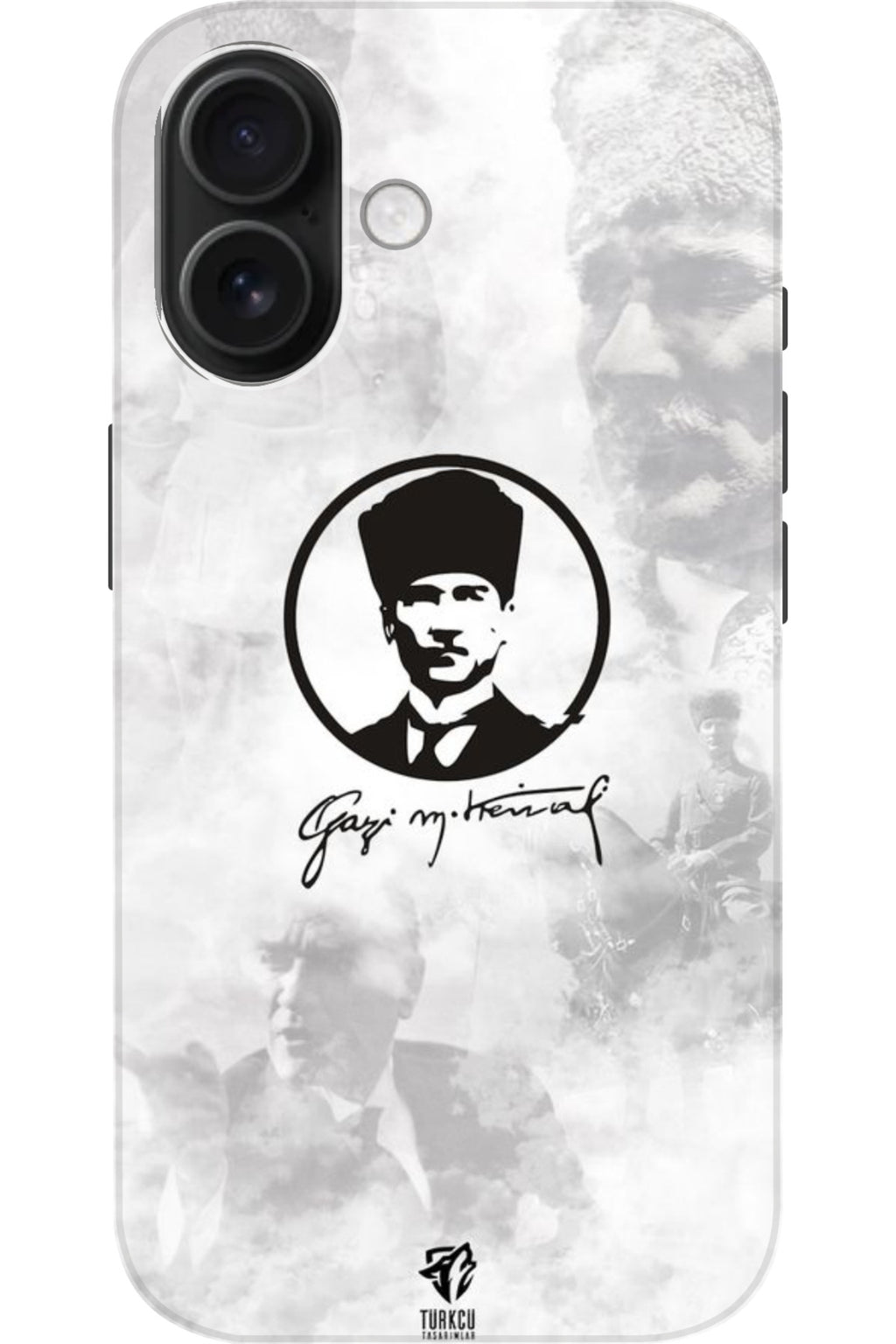 WOTOBEUS Apple  Atatürk Desenli HD Baskılı Silikon Kılıf