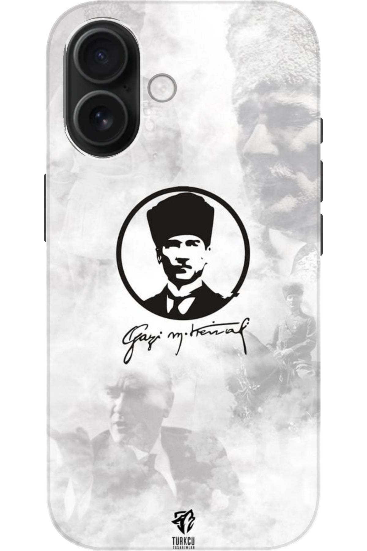 WOTOBEUS Apple  Atatürk Desenli HD Baskılı Silikon Kılıf