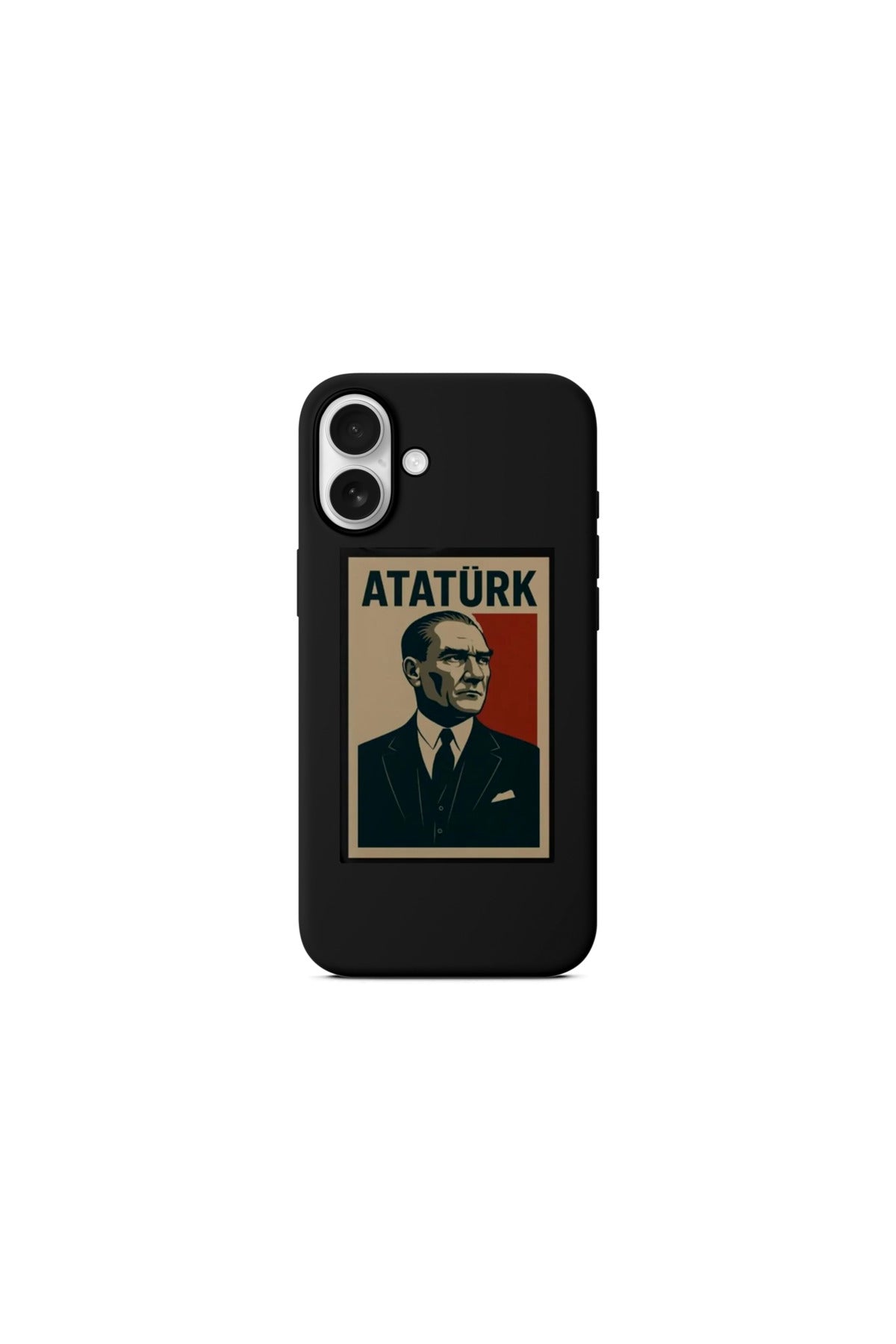 WOTOBEUS Atatürk Desenli İçi Kadife Premium Kalite Lansman Telefon Kılıfı