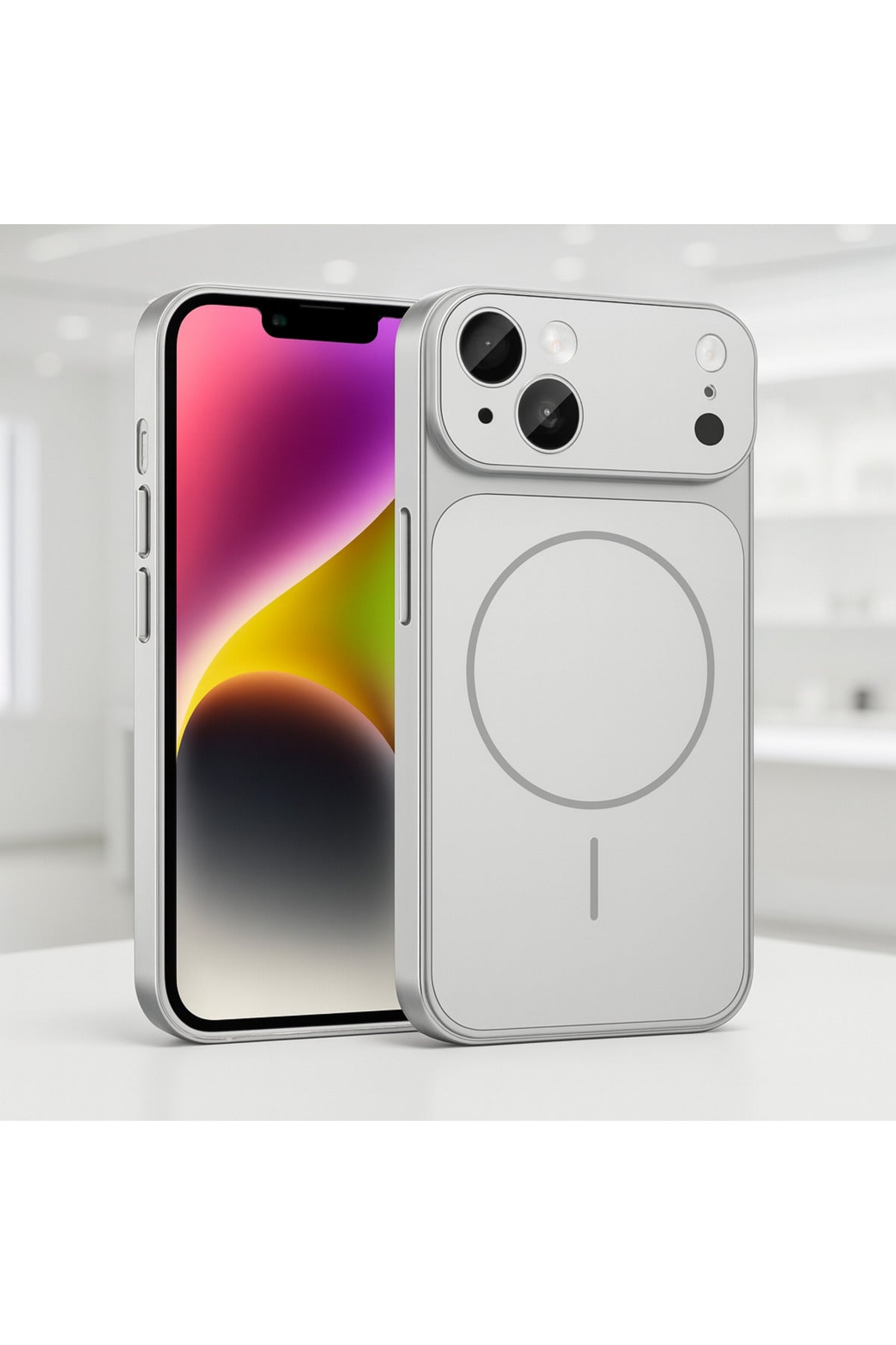 WOTOBEUS 17 Serisi Görünümlü Lens Korumalı Popüler Kılıf