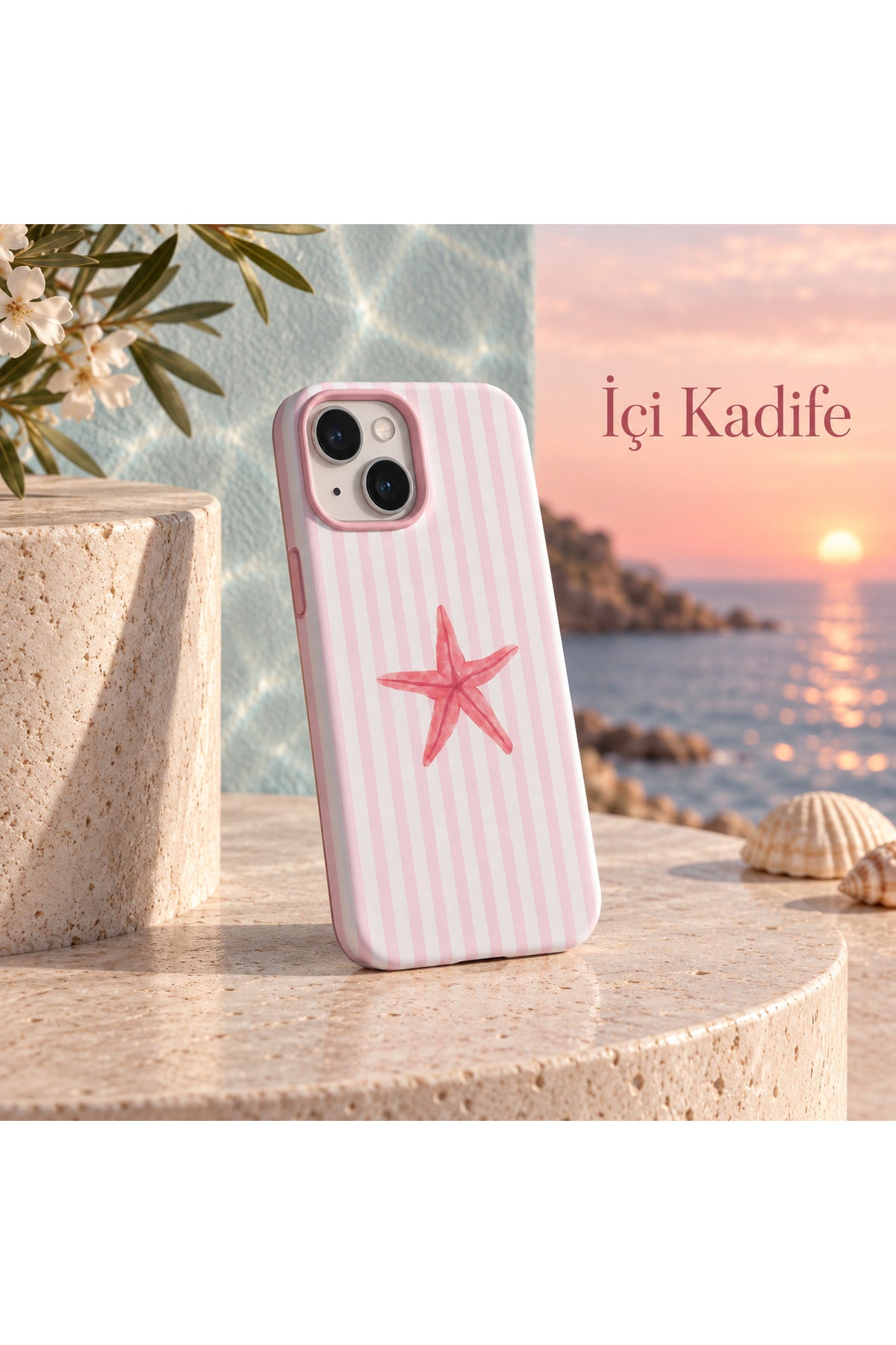 WOTOBEUS İçi Kadife Star Trend Tasarım İçi Kadife Premium Lansman Telefon Kılıfı