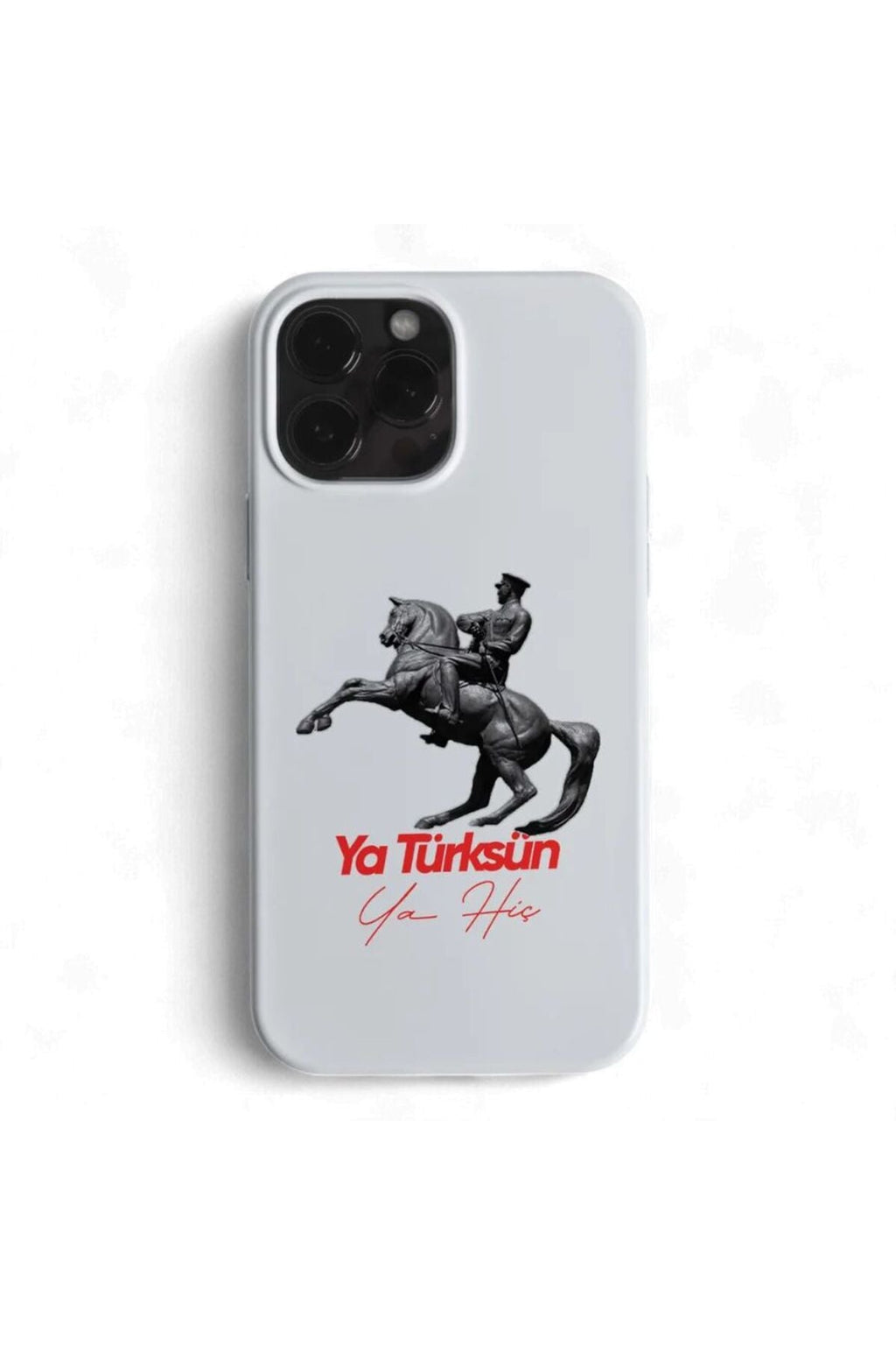 WOTOBEUS Atatürk Desenli İçi Kadife Premium Kalite Lansman Telefon Kılıfı