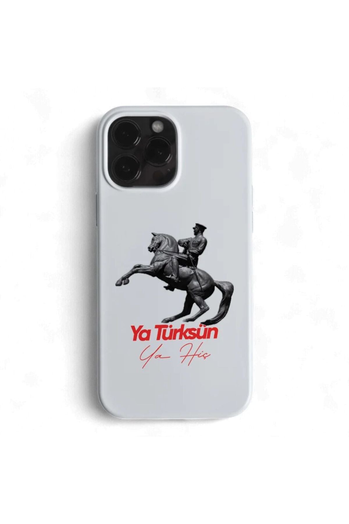 WOTOBEUS Atatürk Desenli İçi Kadife Premium Kalite Lansman Telefon Kılıfı