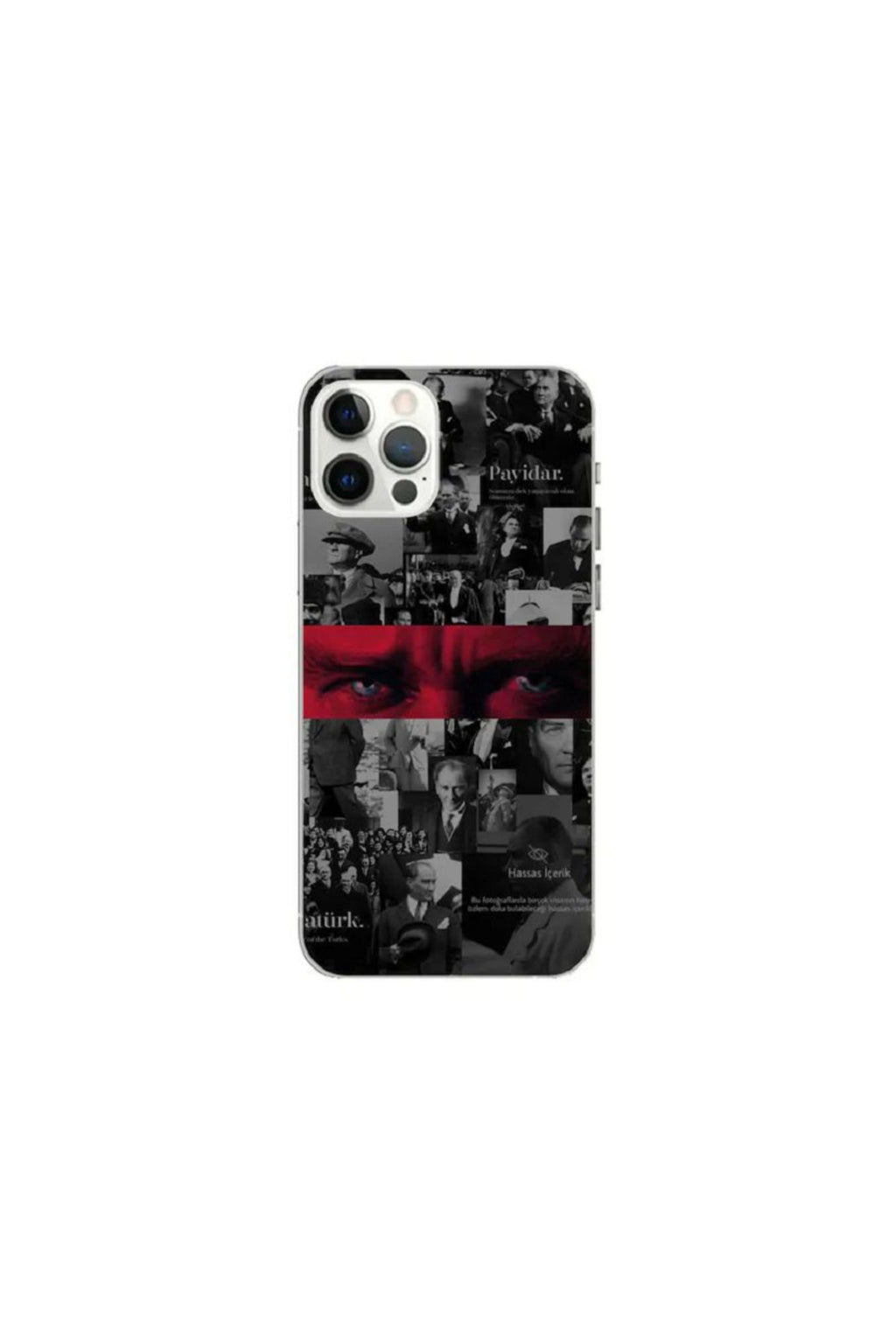 WOTOBEUS Atatürk Anı Premium İçi Kadife Lansman Telefon Kılıfı