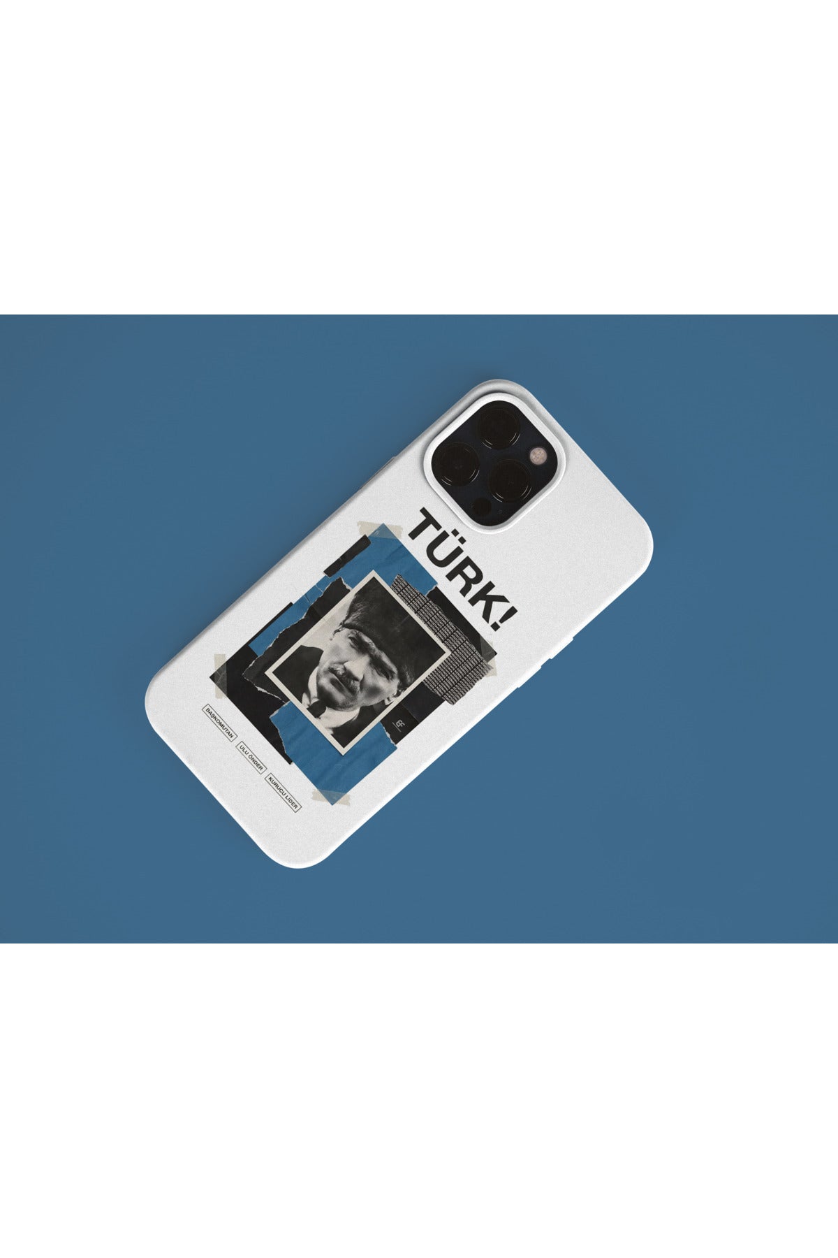 WOTOBEUS Atatürk Köşe Tasarım İçi Kadife Dışı Premium Silikon 10 Kasım Çalışma Telefon Kılıfı