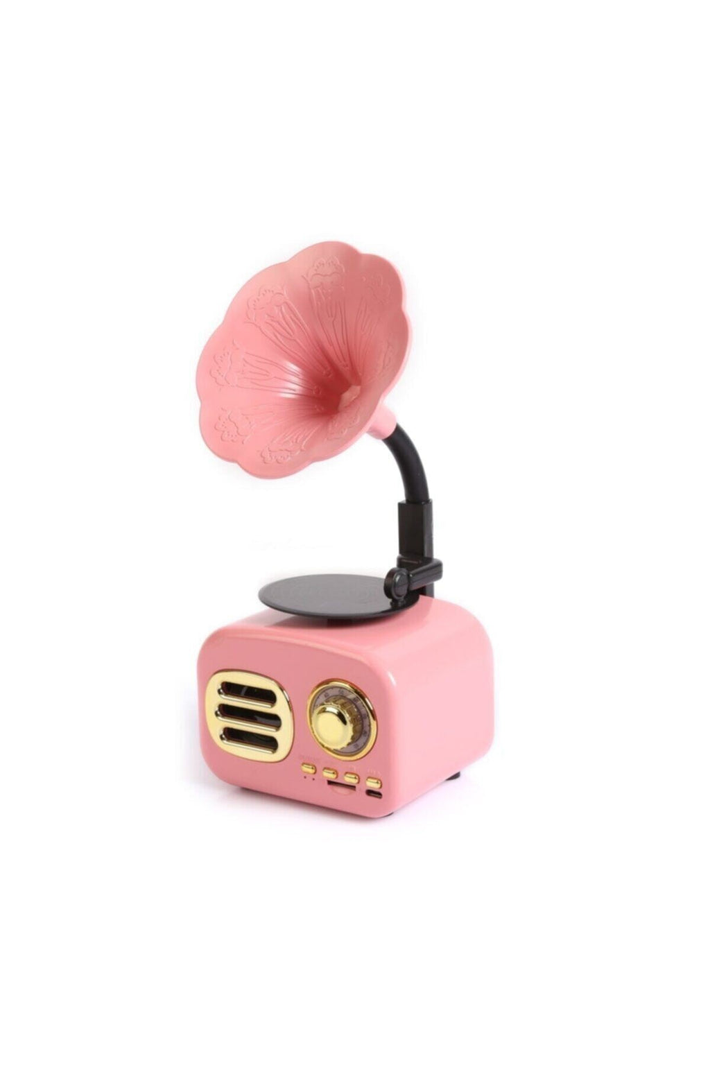WOTOBEUS Retro Mini Gramofon Bluetooth Fm Radyo Hoparlör