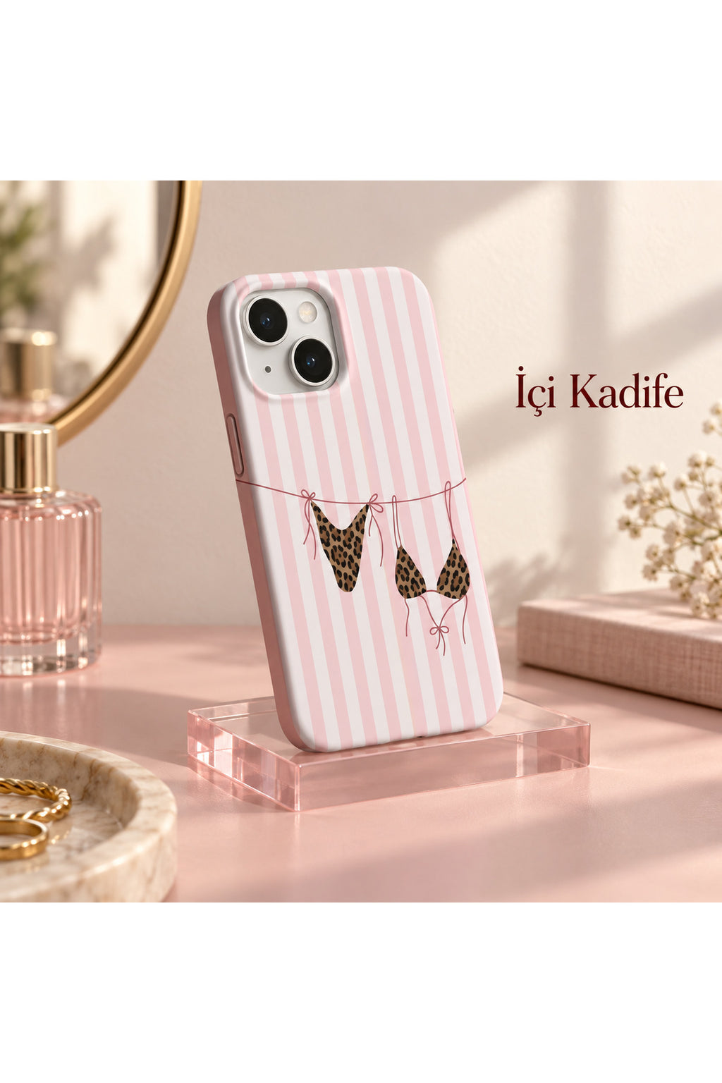 WOTOBEUS İçi Kadife Star Trend Tasarım İçi Kadife Premium Lansman Telefon Kılıfı