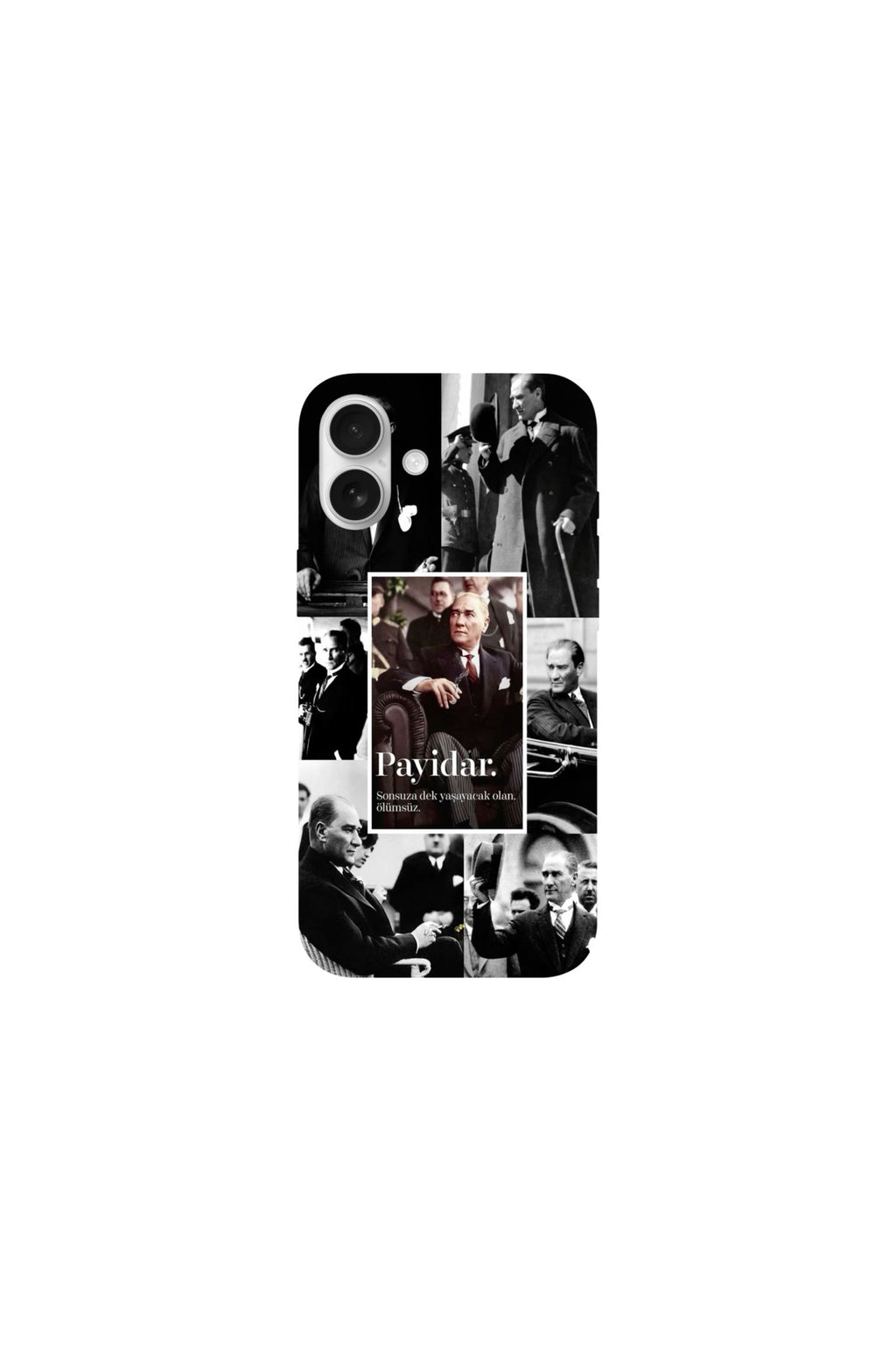 WOTOBEUS Atatürk Desenli İçi Kadife Premium Kalite Lansman Telefon Kılıfı