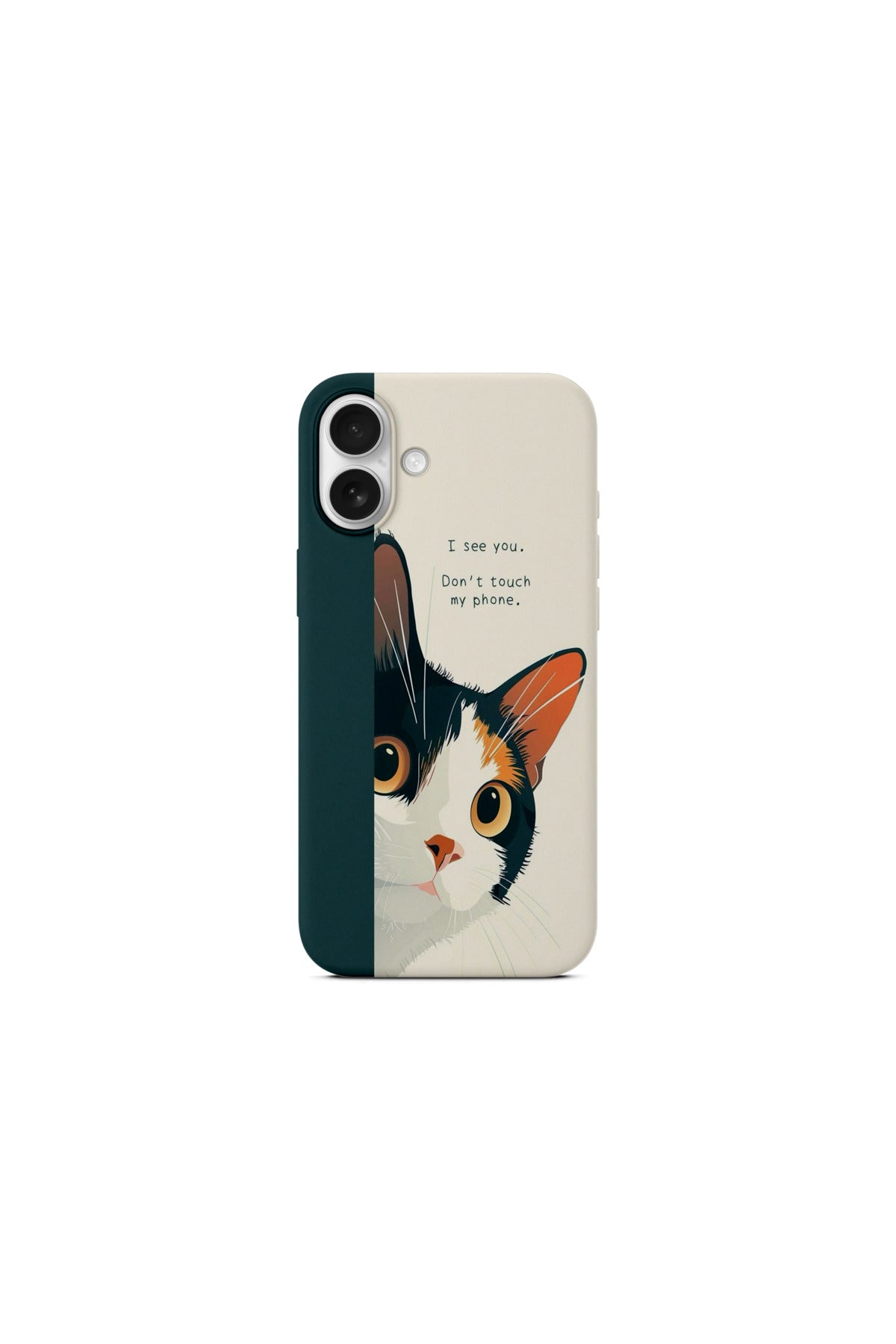 WOTOBEUS İçi Kadife Dışı Premium Cat Tasarım Silikon Leke Tutmaz Lansman Telefon Kılıfı