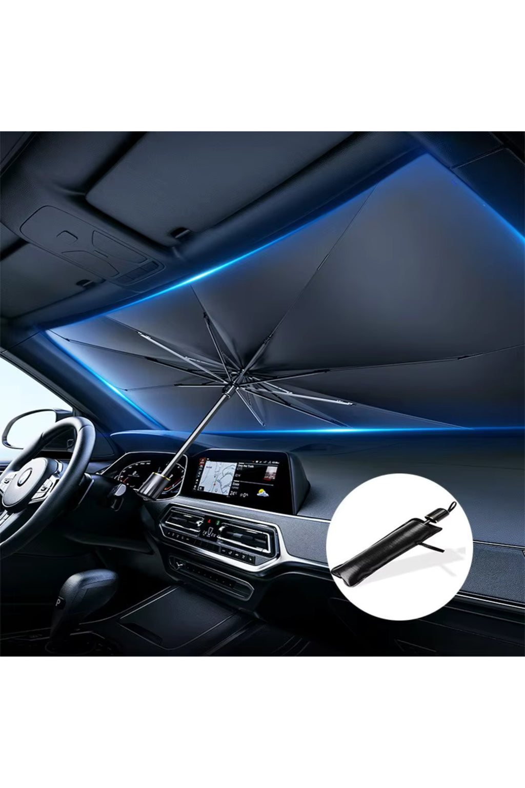 WOTOBEUS Audi A3, Vw Tiguan, Ford Mondeo, Opel Insignia, Honda Civic Uyumlu Oto Şemsiye