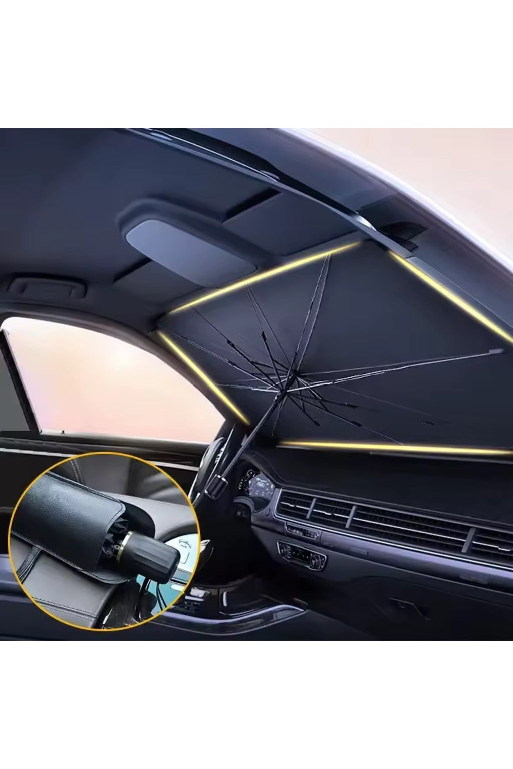 WOTOBEUS Audi A3, Vw Tiguan, Ford Mondeo, Opel Insignia, Honda Civic Uyumlu Oto Şemsiye