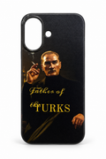 WOTOBEUS Atatürk desenli telefon kılıfı — beyaz stüdyo fonu, 850 × 1274